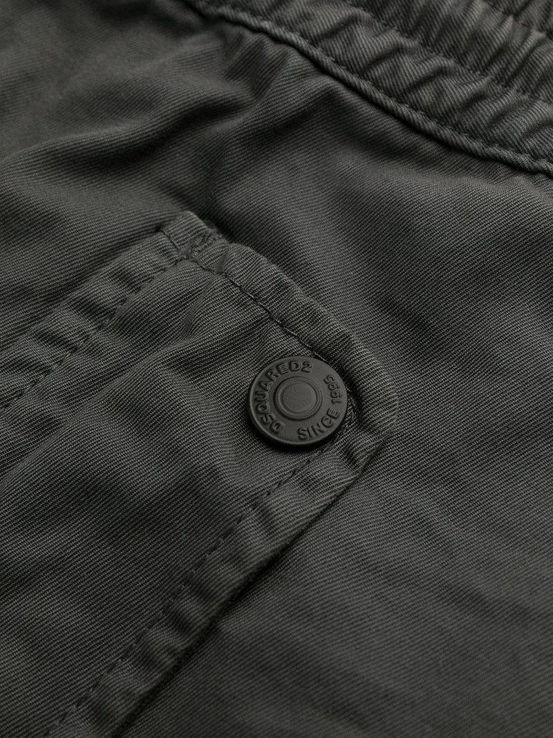 printed logo cargo trousers 7