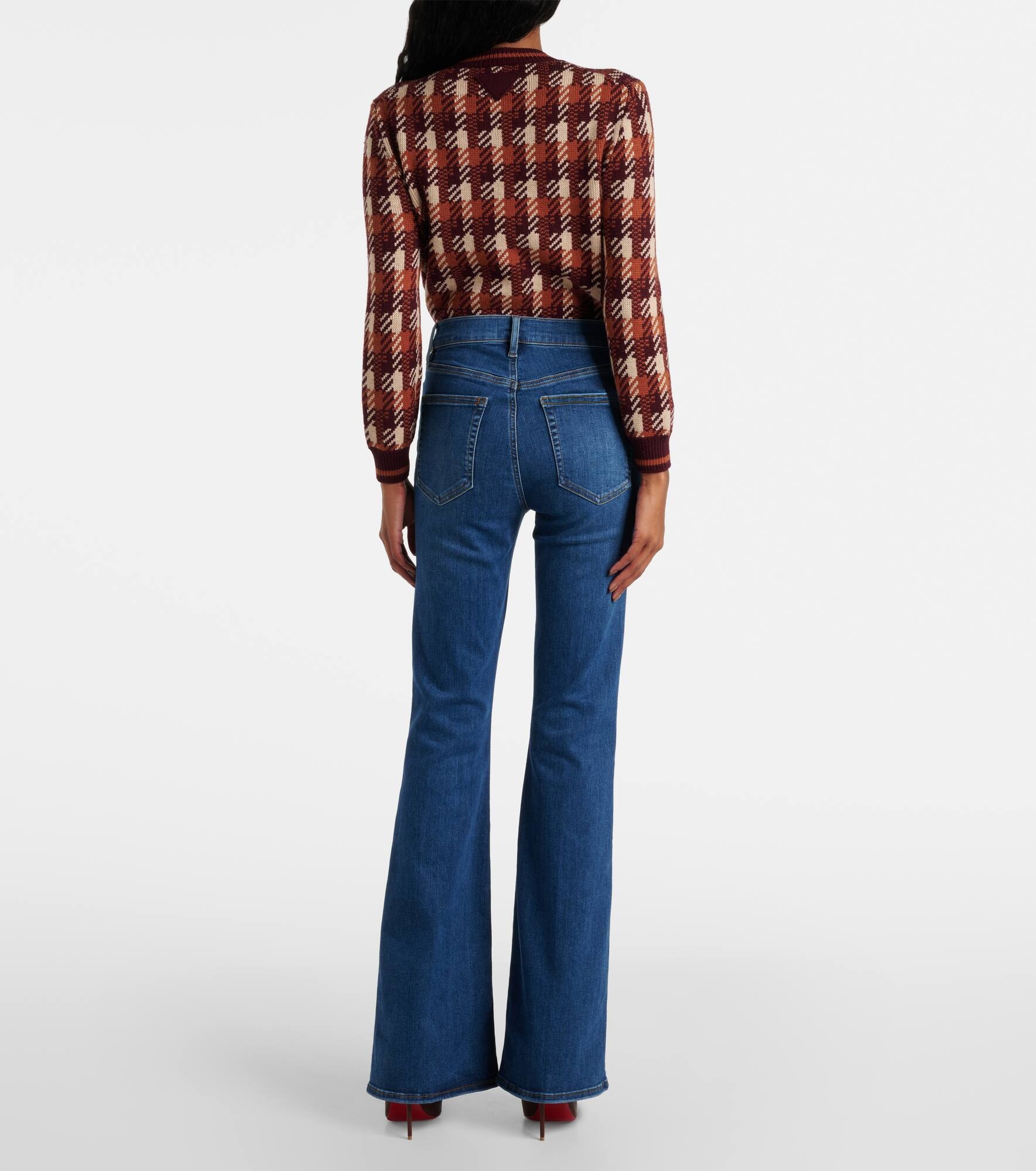 Le High Flare high-rise flared jeans - 3