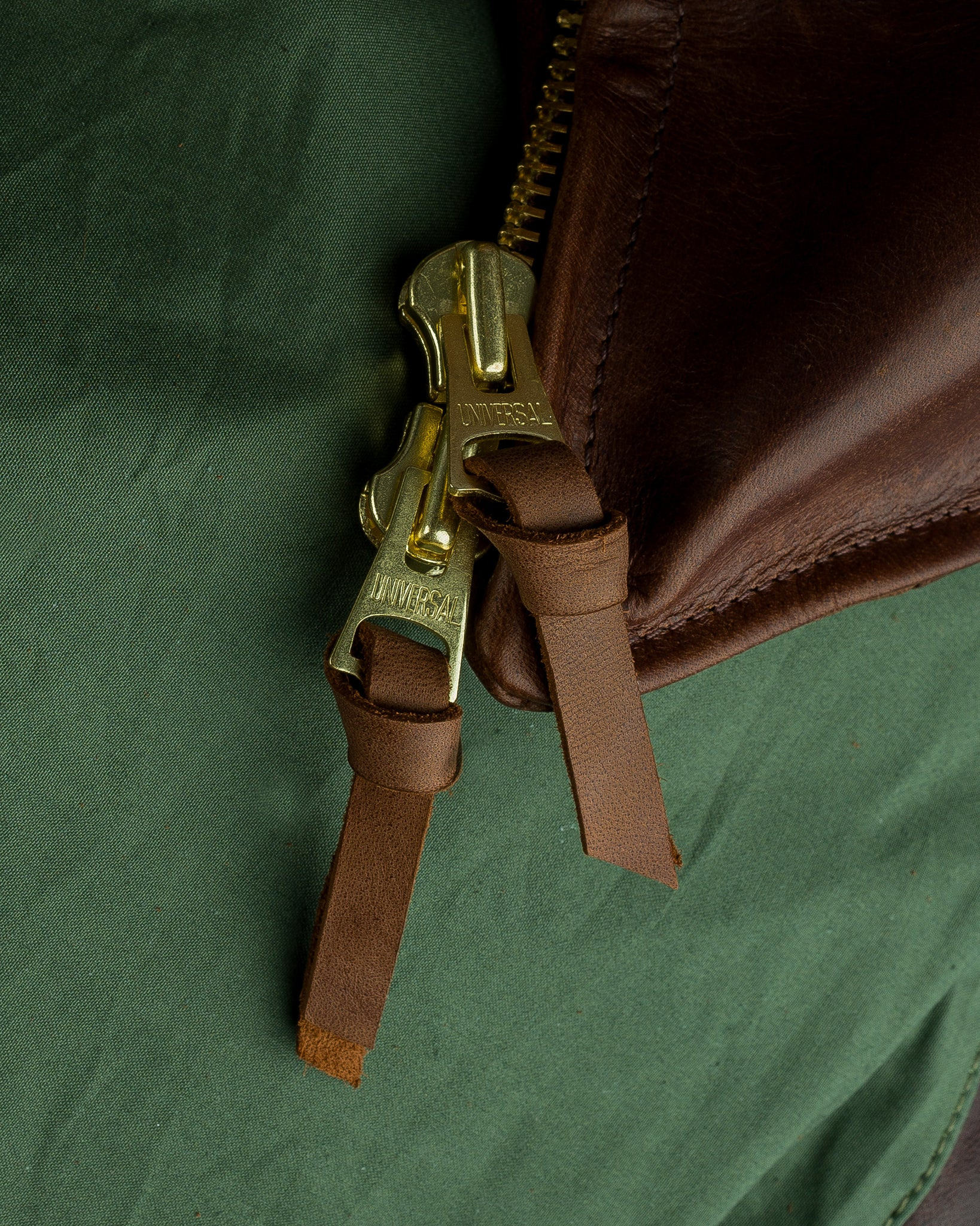IHSB-SAV-BRN Iron Heart x Simmons Bilt Horsehide Savannah Jacket - Brown - 17