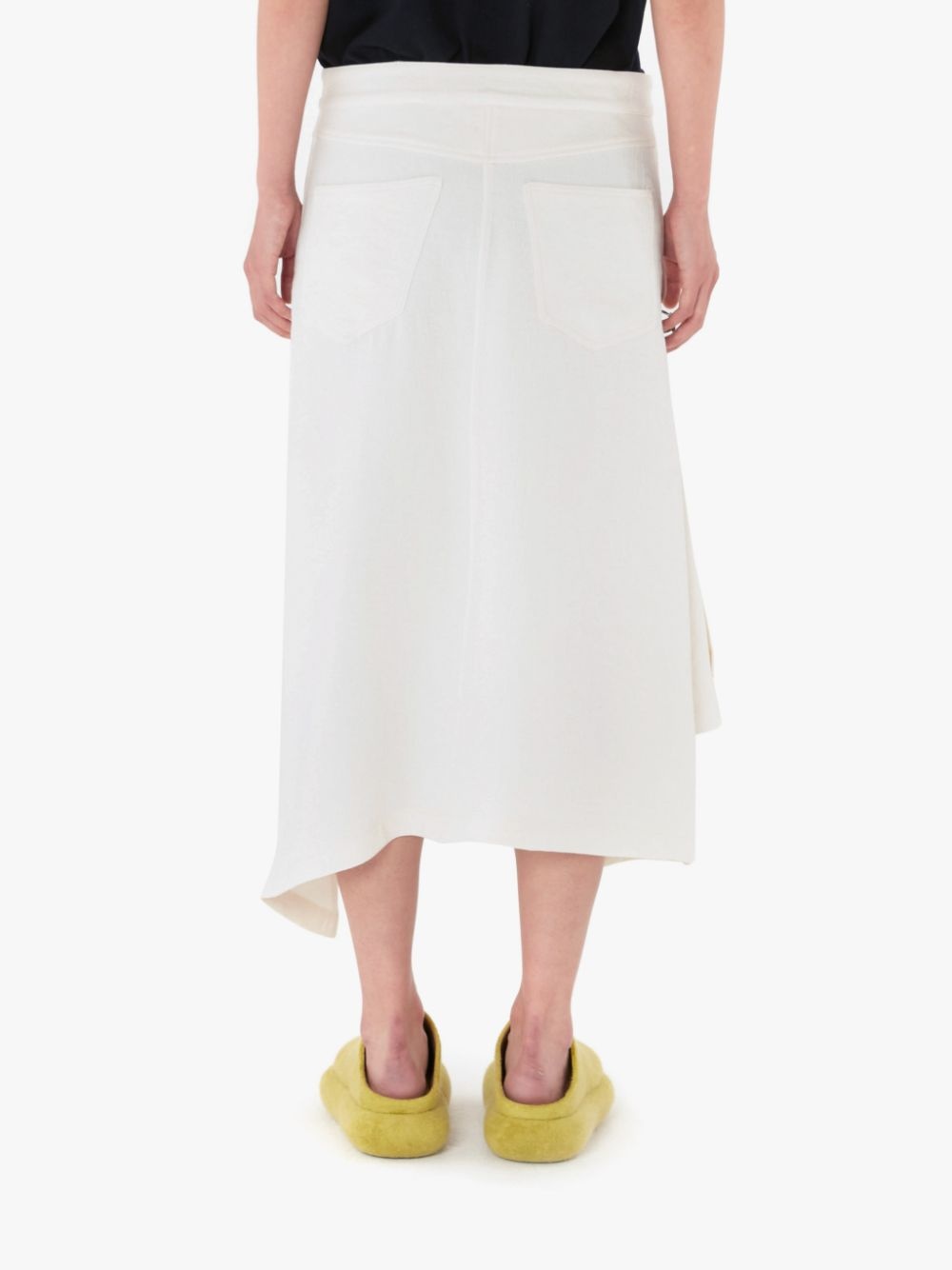 ASYMMETRIC DRAPED SKIRT - 3
