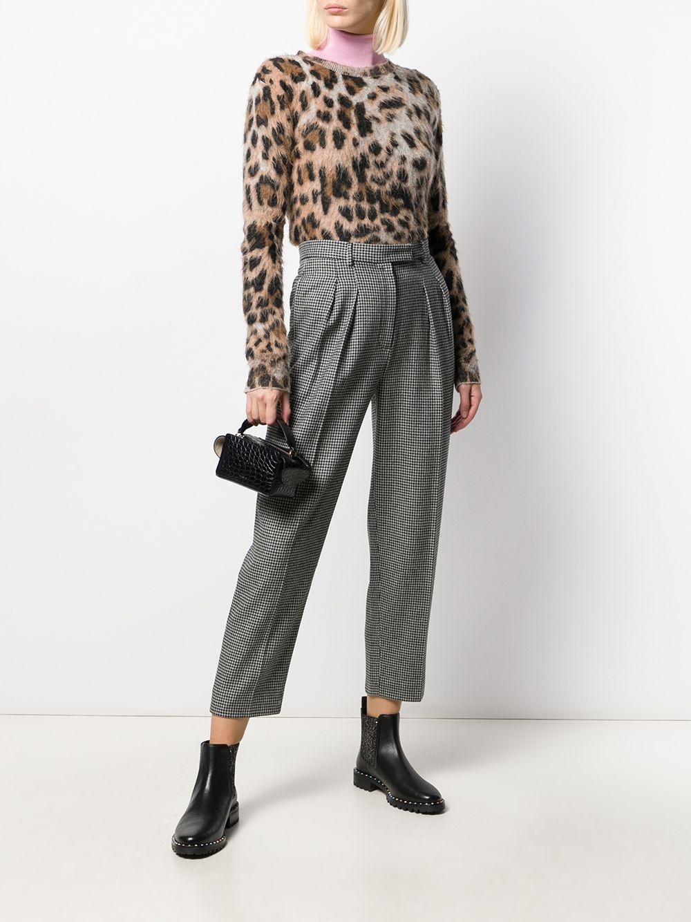 Cheryl houndstooth-print trousers - 2