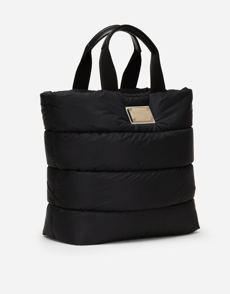 Padded nylon shopper - 3