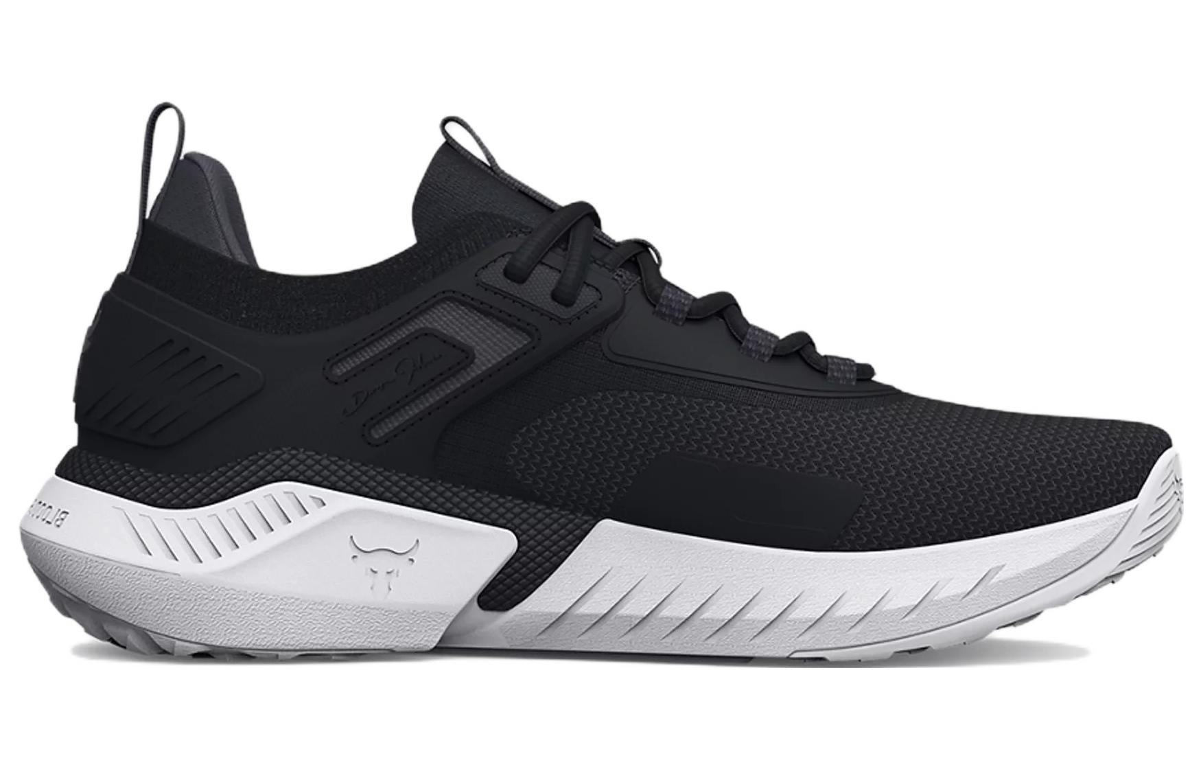 (WMNS) Under Armour Project Rock 5 'Black White' 3025436-003 - 2