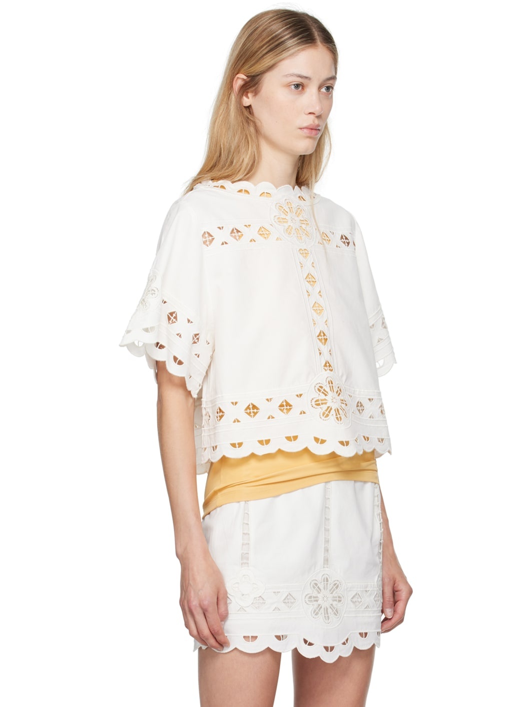 White Parissa Blouse - 2