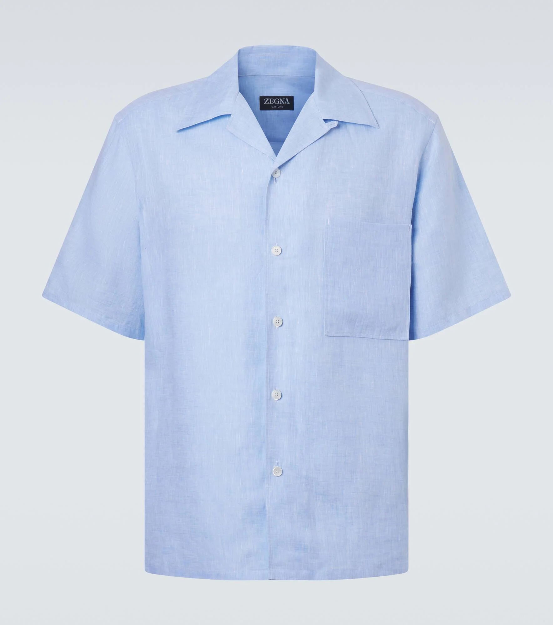 Linen bowling shirt - 1