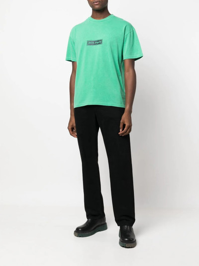 Palm Angels box logo-print T-shirt outlook