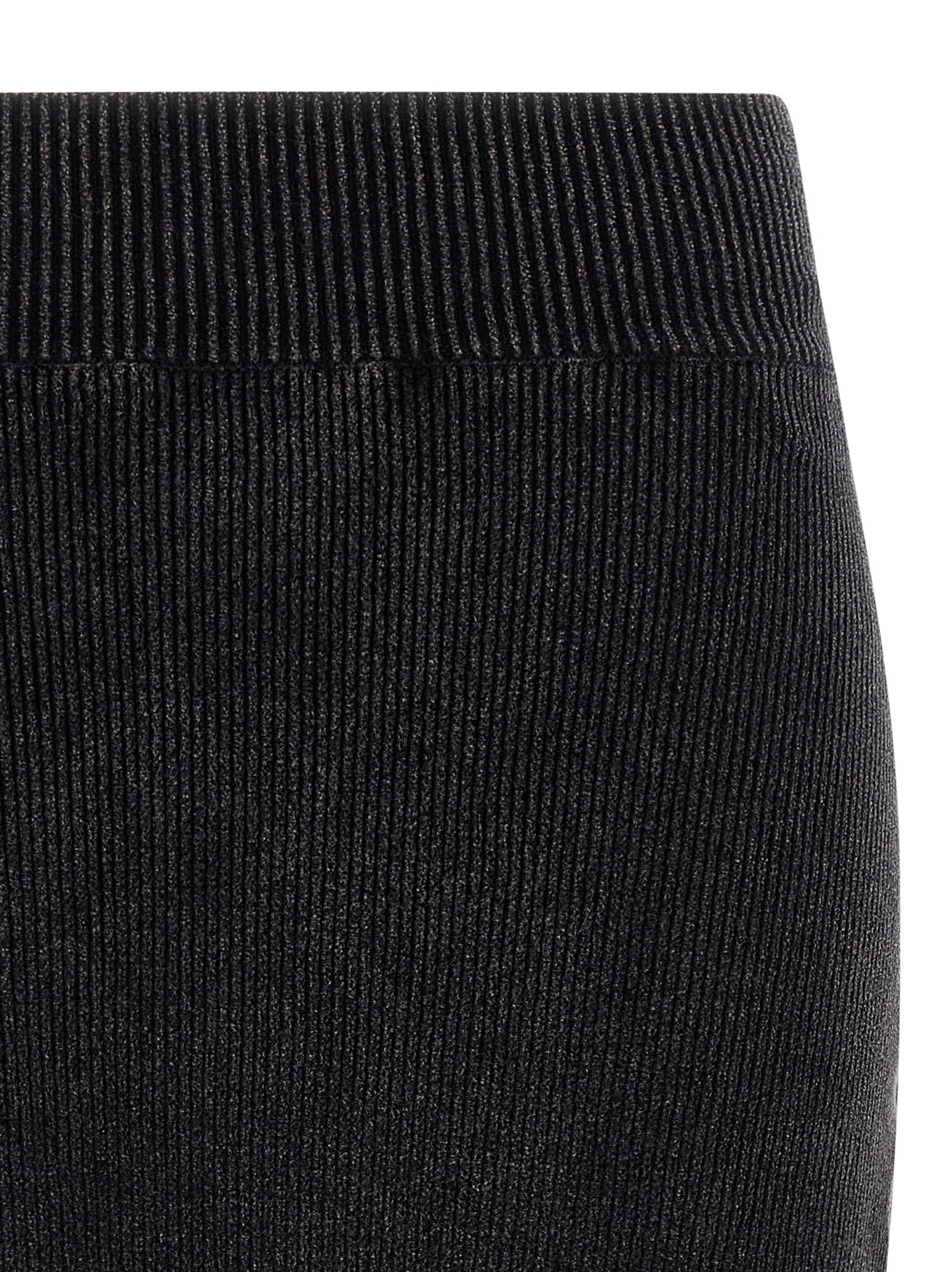 Chenille Skirt Skirts Black - 3