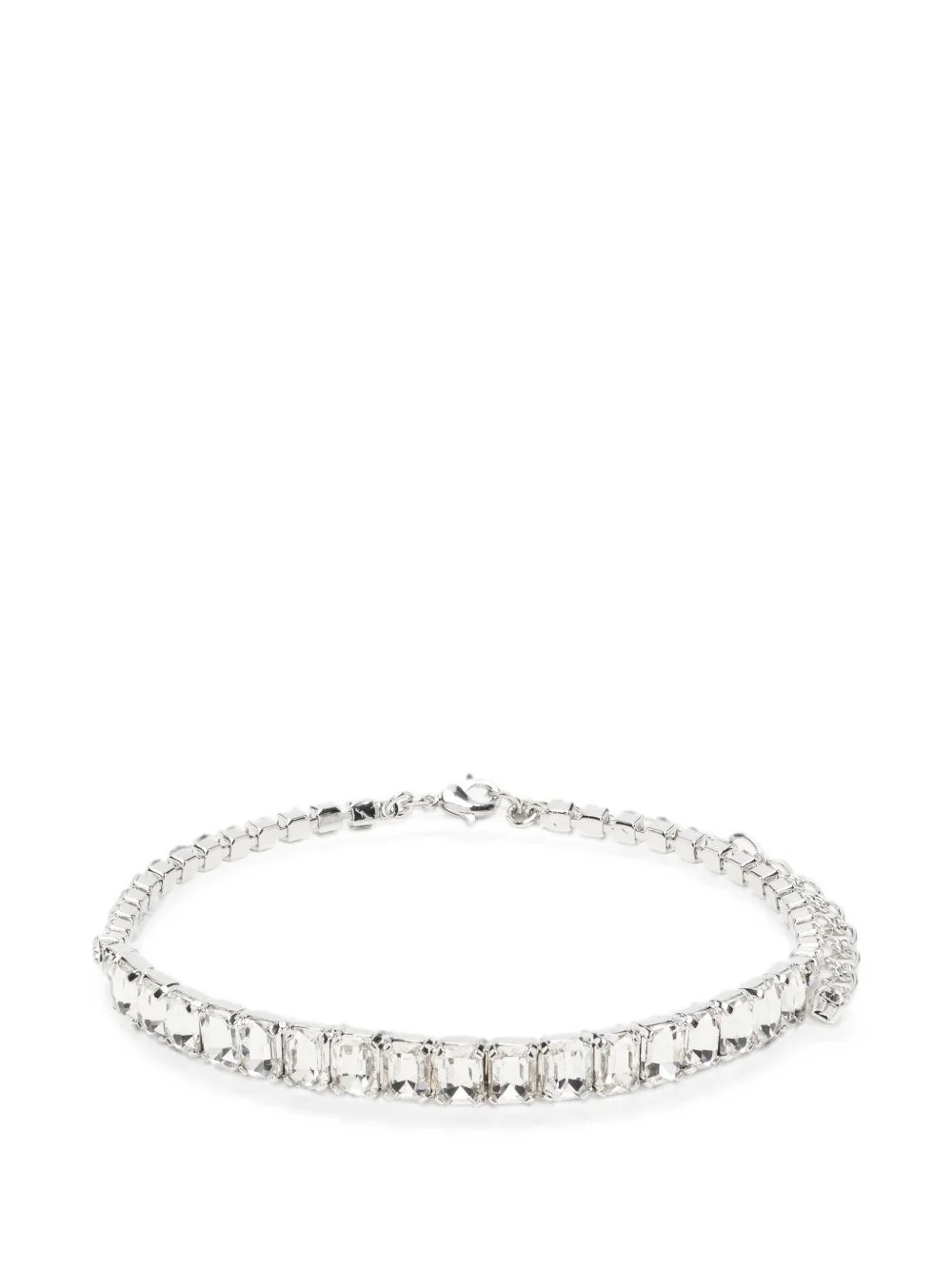 crystal-embellished necklace - 1
