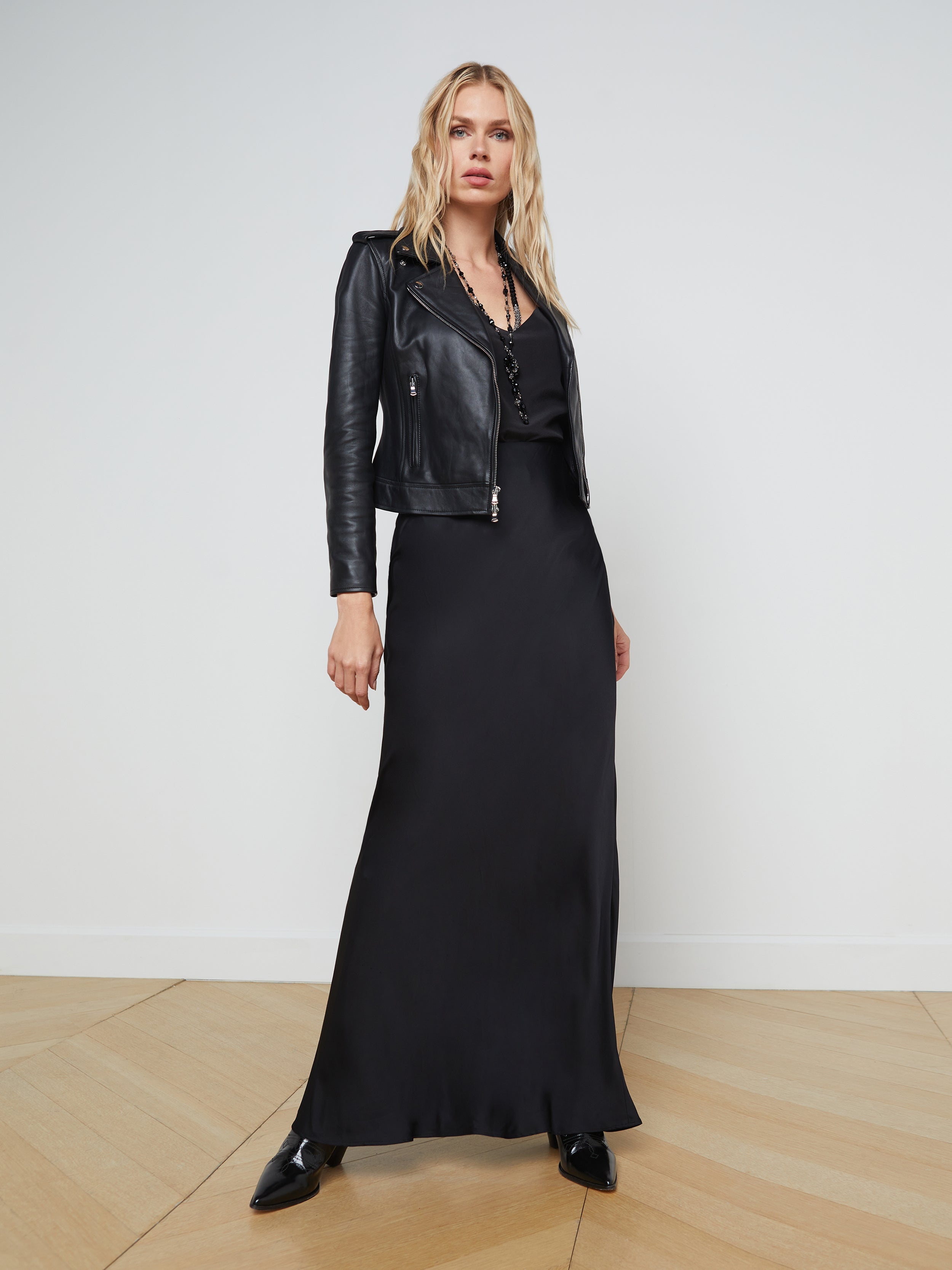Leather Biker Jacket - 4