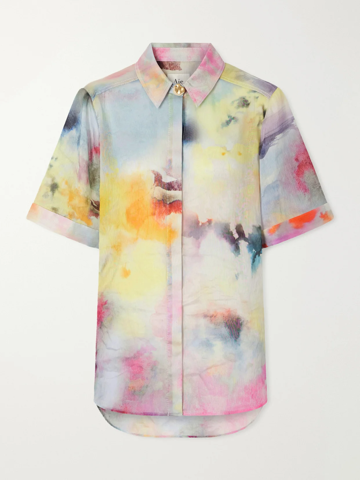 Adina Printed Lyocell-blend Shirt - 1