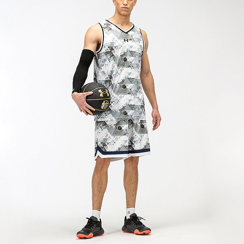 Under Armour Basketball Jerseys 'Grey White' 21500108-100 - 5