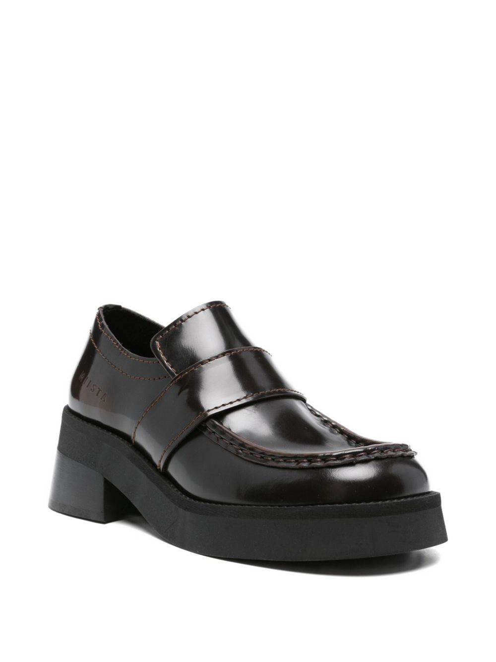 Lib leather platform loafers - 2