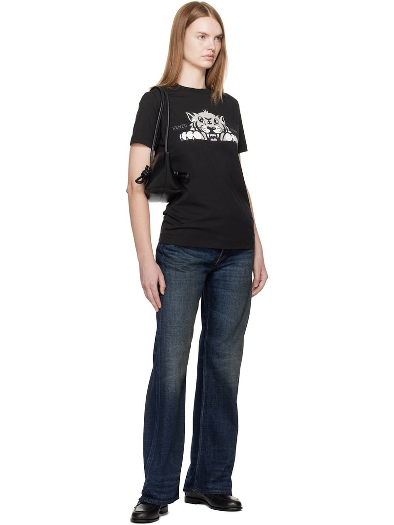 KENZO Black Kenzo Paris 'KENZO Happy Tiger' T-shirt outlook
