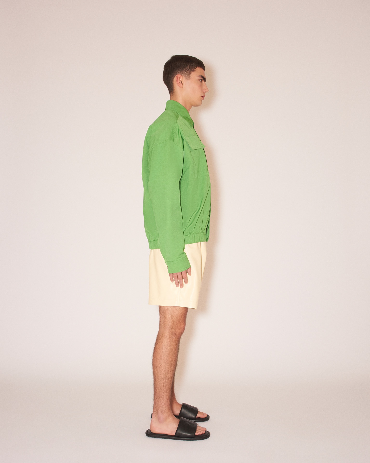BENO - Tech twill box-fit jacket - Green - 4