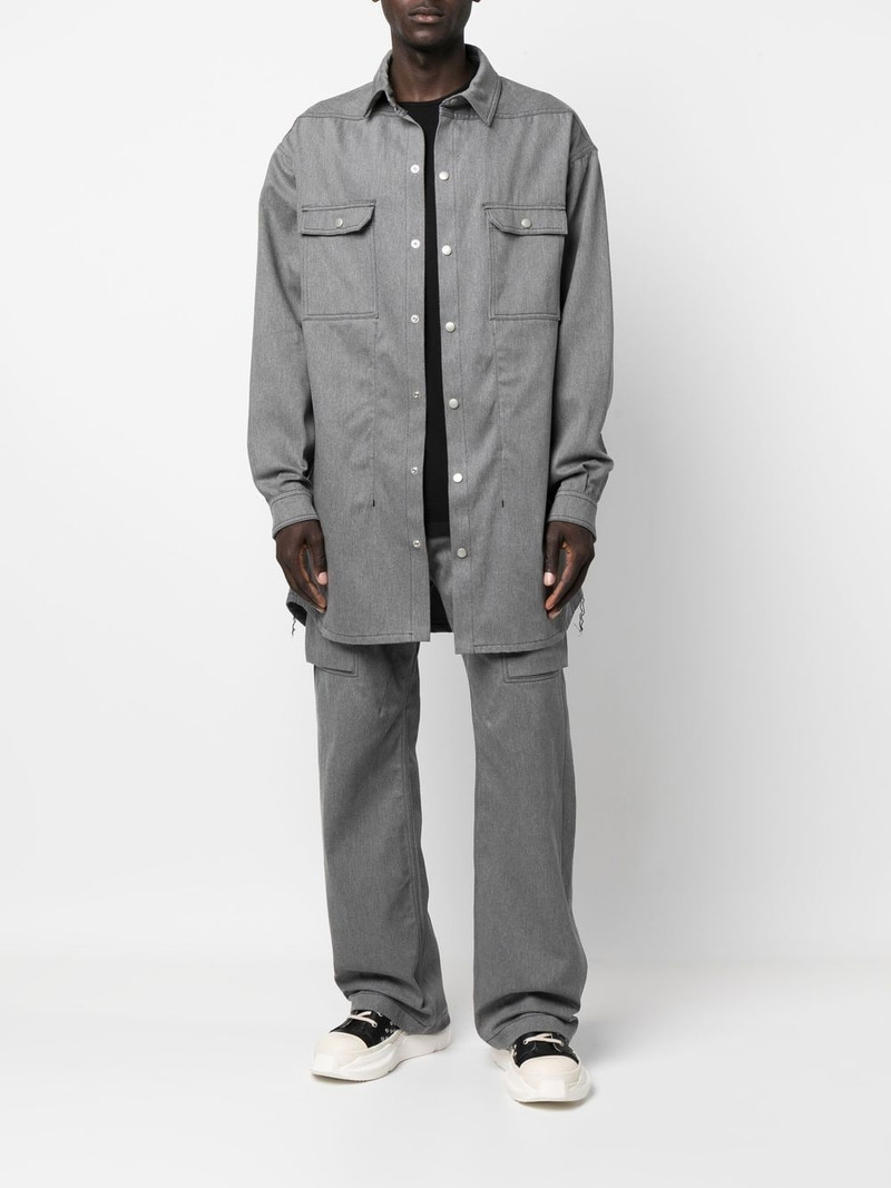 Rick Owens Jumbo oversized shirt coat outlook