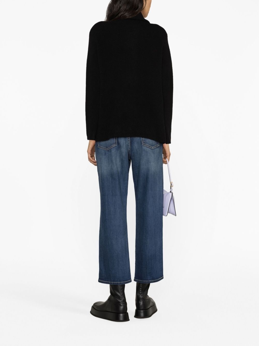 spread-collar cardigan - 4