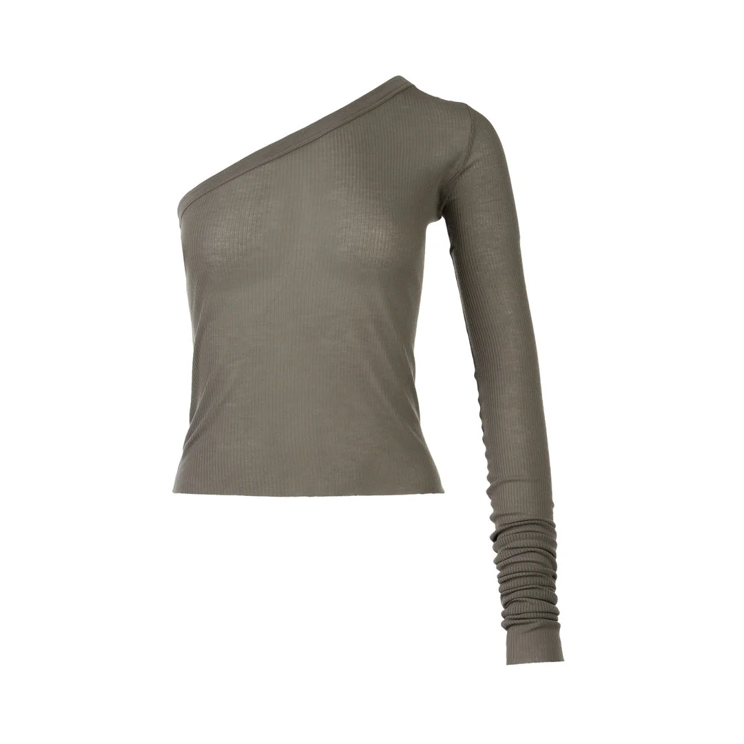 One Shoulder Knit Top - 1