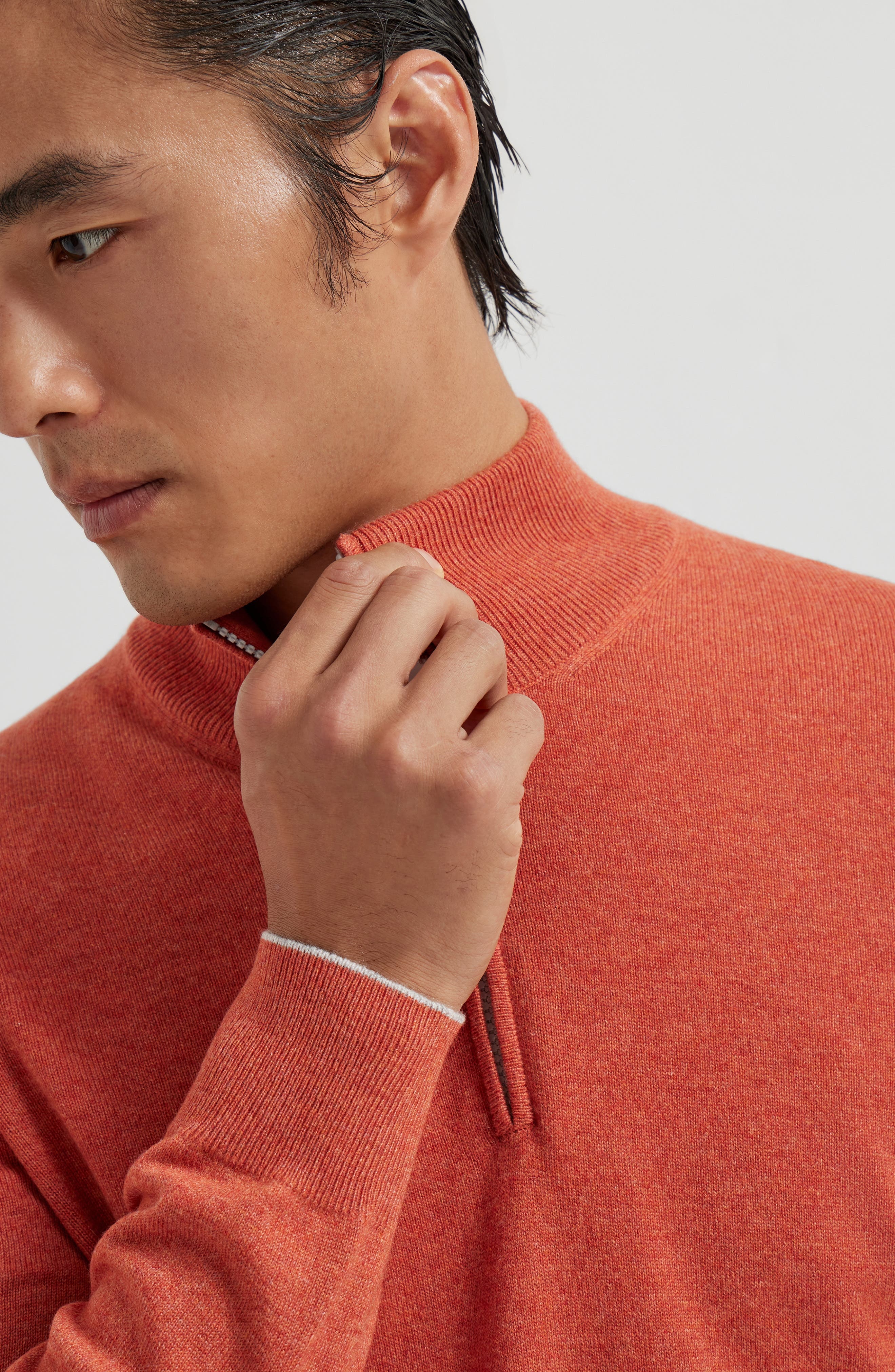 Brunello Cucinelli Cashmere sweater in Orange at Nordstrom - 4