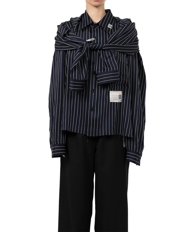 Sleeve Layered Stripe Shirt 13