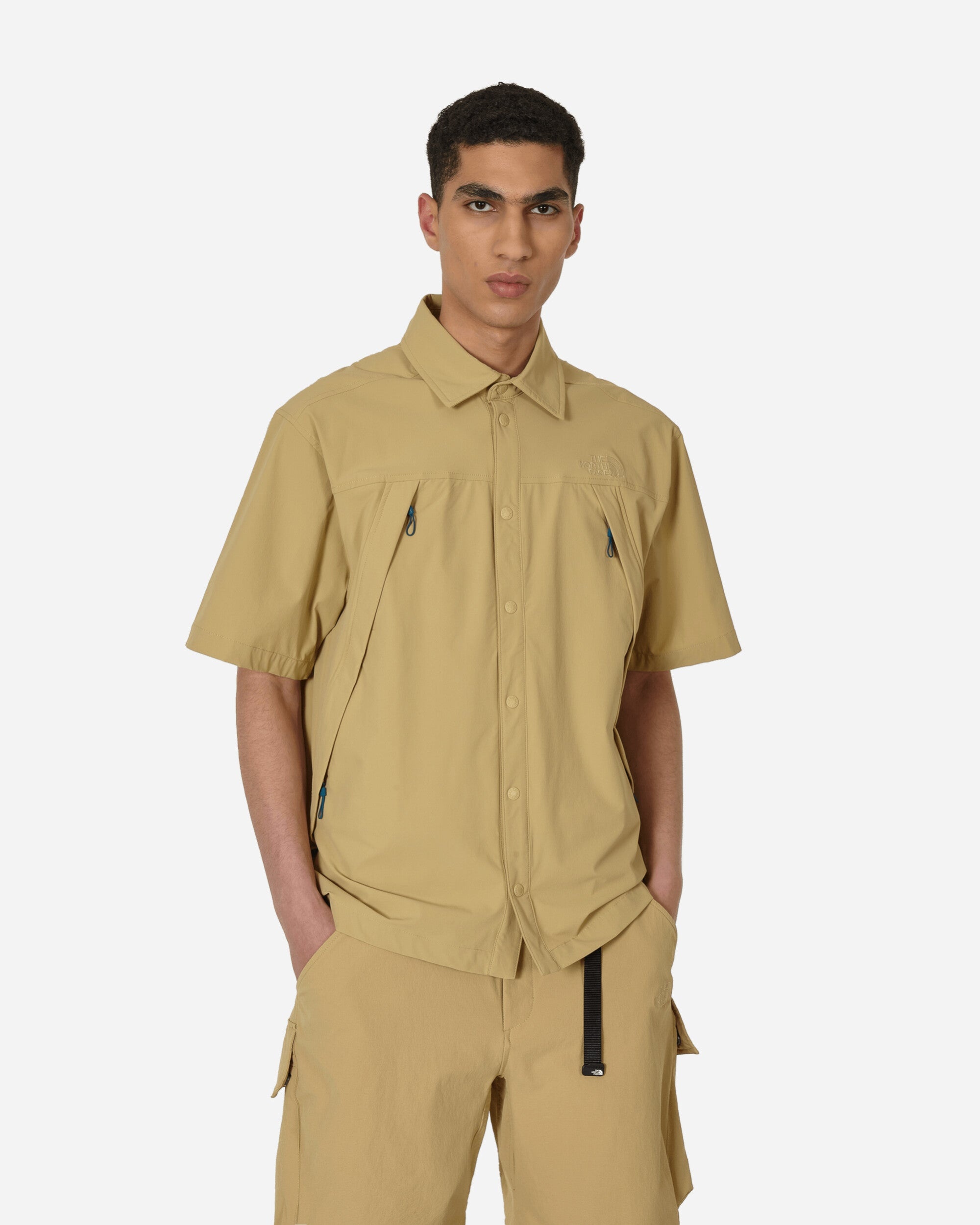 Oversize Shortsleeve Shirt Khaki Stone - 1