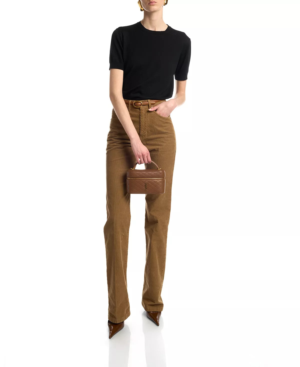 Saint Laurent Gaby Vanity Bag in Lambskin - 3