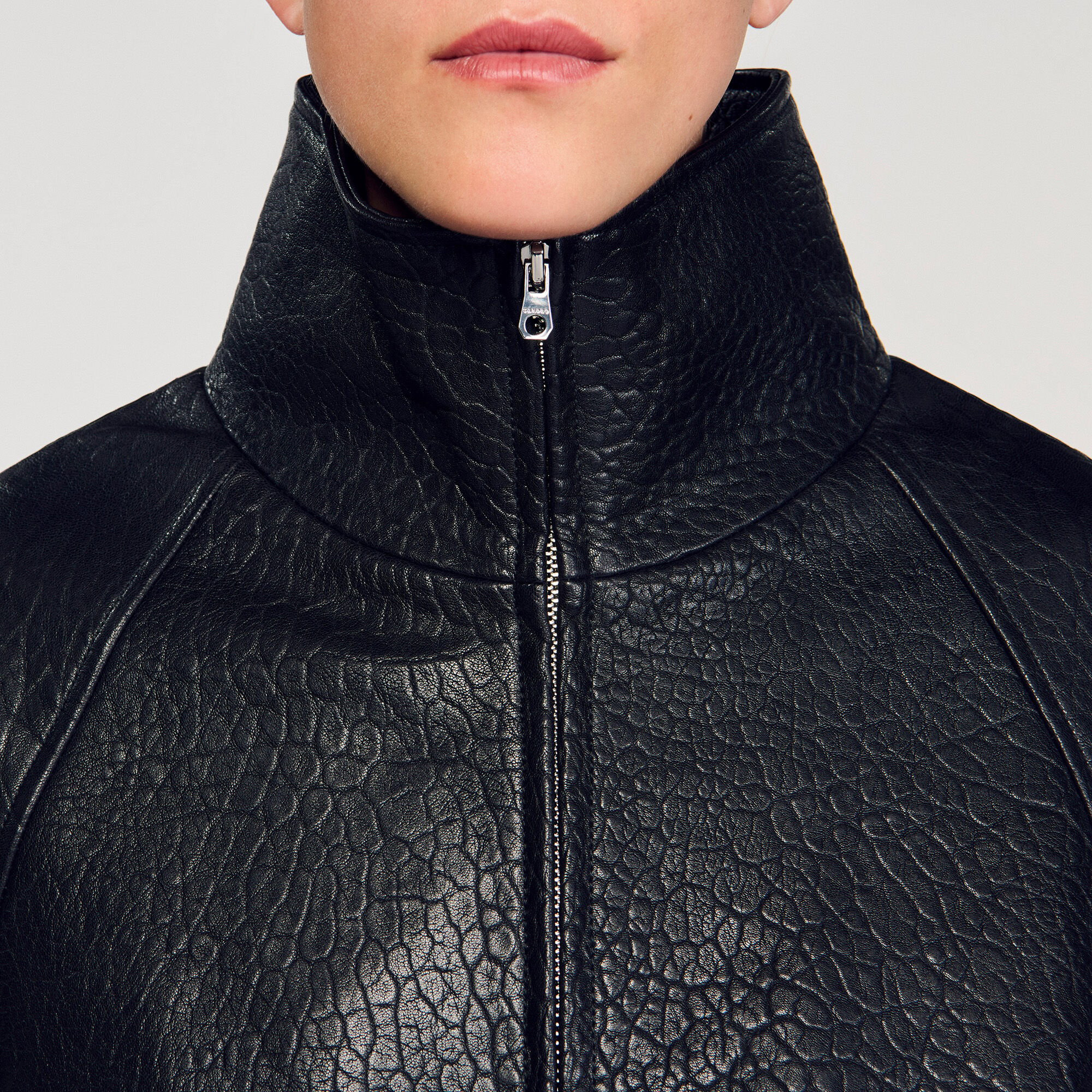OVERSIZED LEATHER JACKET - 3