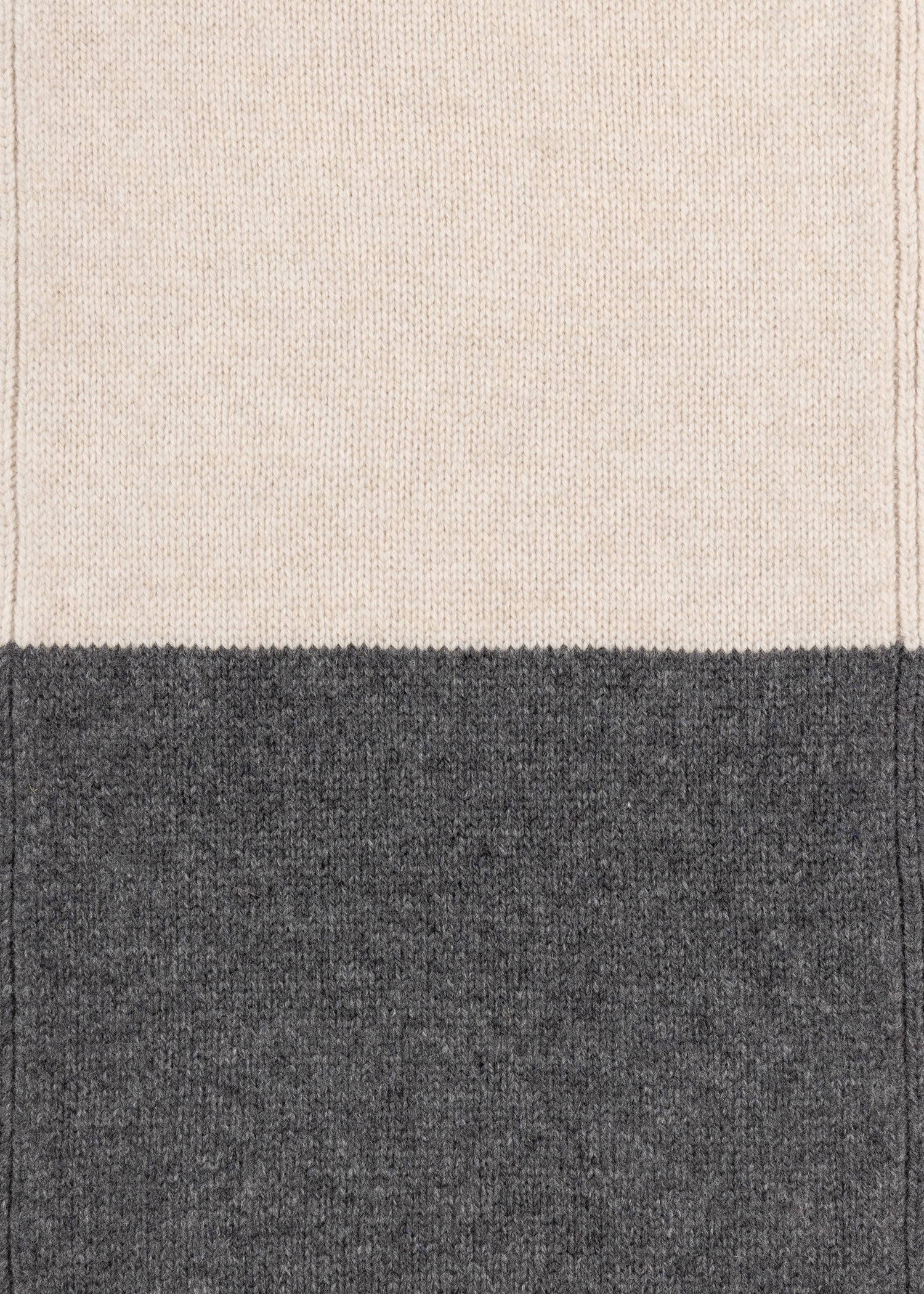 'Signature Stripe' Lambswool-Mohair Scarf - 2