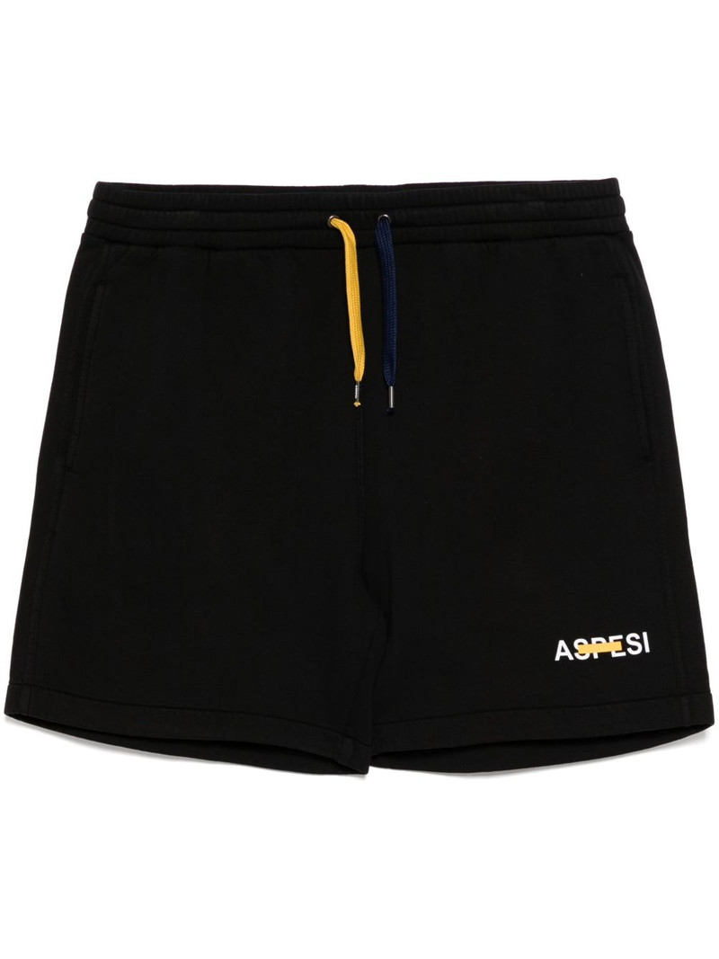 Garment dyed gauzed shorts 1