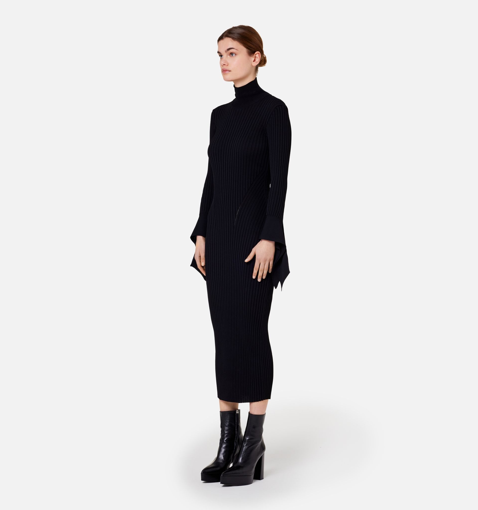 Ribbed Dress - 3