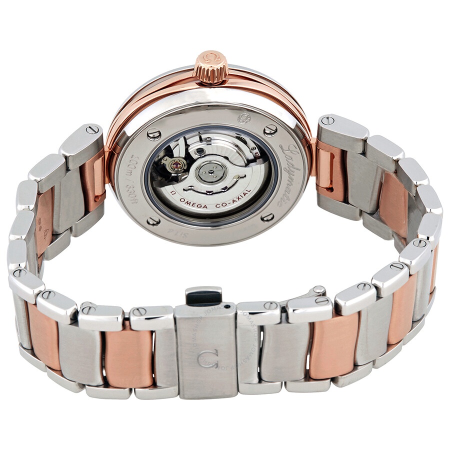 Omega De Ville Automatic Ladies Steel and 18K Sedna Gold Watch 425.20.34.20.55.004 - 3