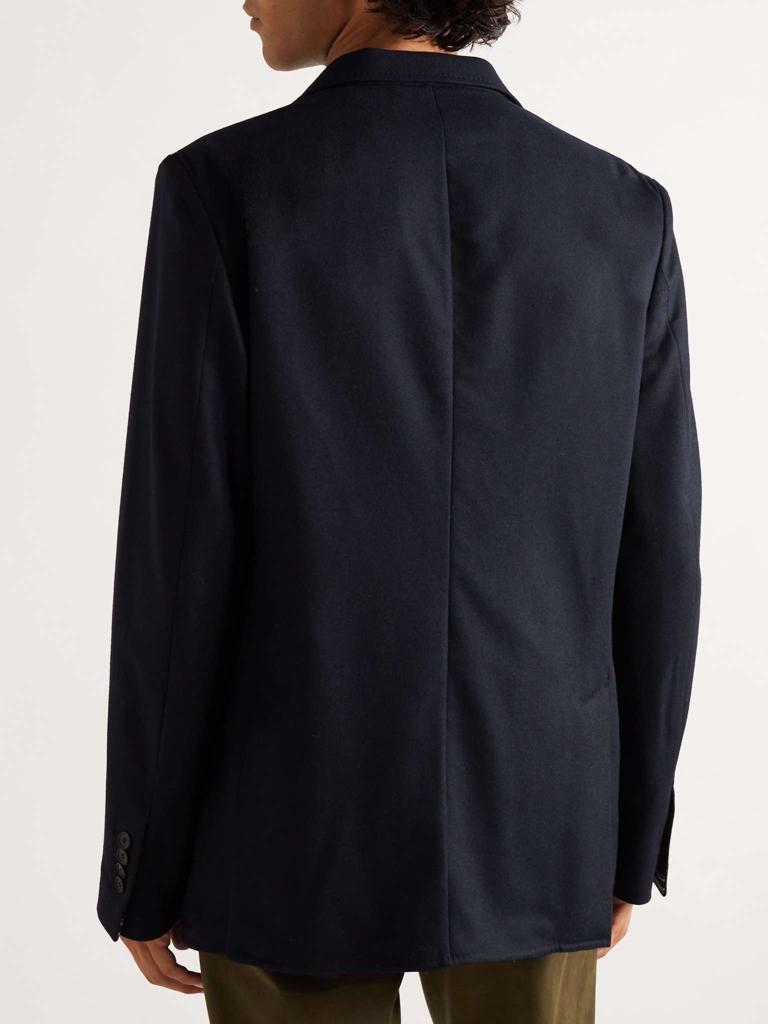 Unstructured Wool-Felt Blazer - 4