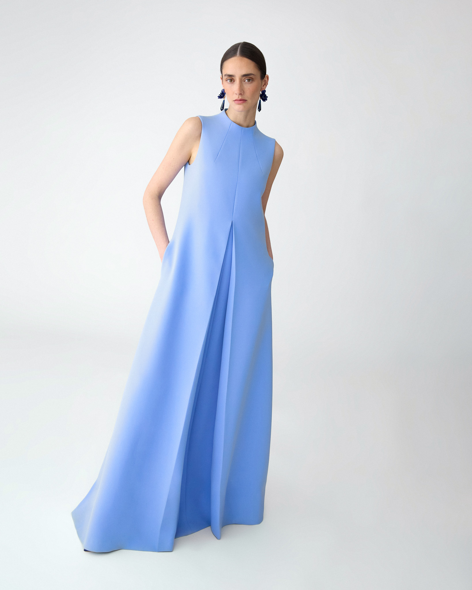 Box Pleat Gown - 4