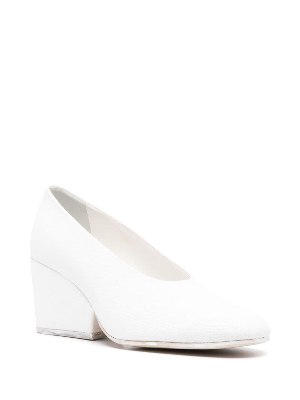 75mm leather pumps - 2