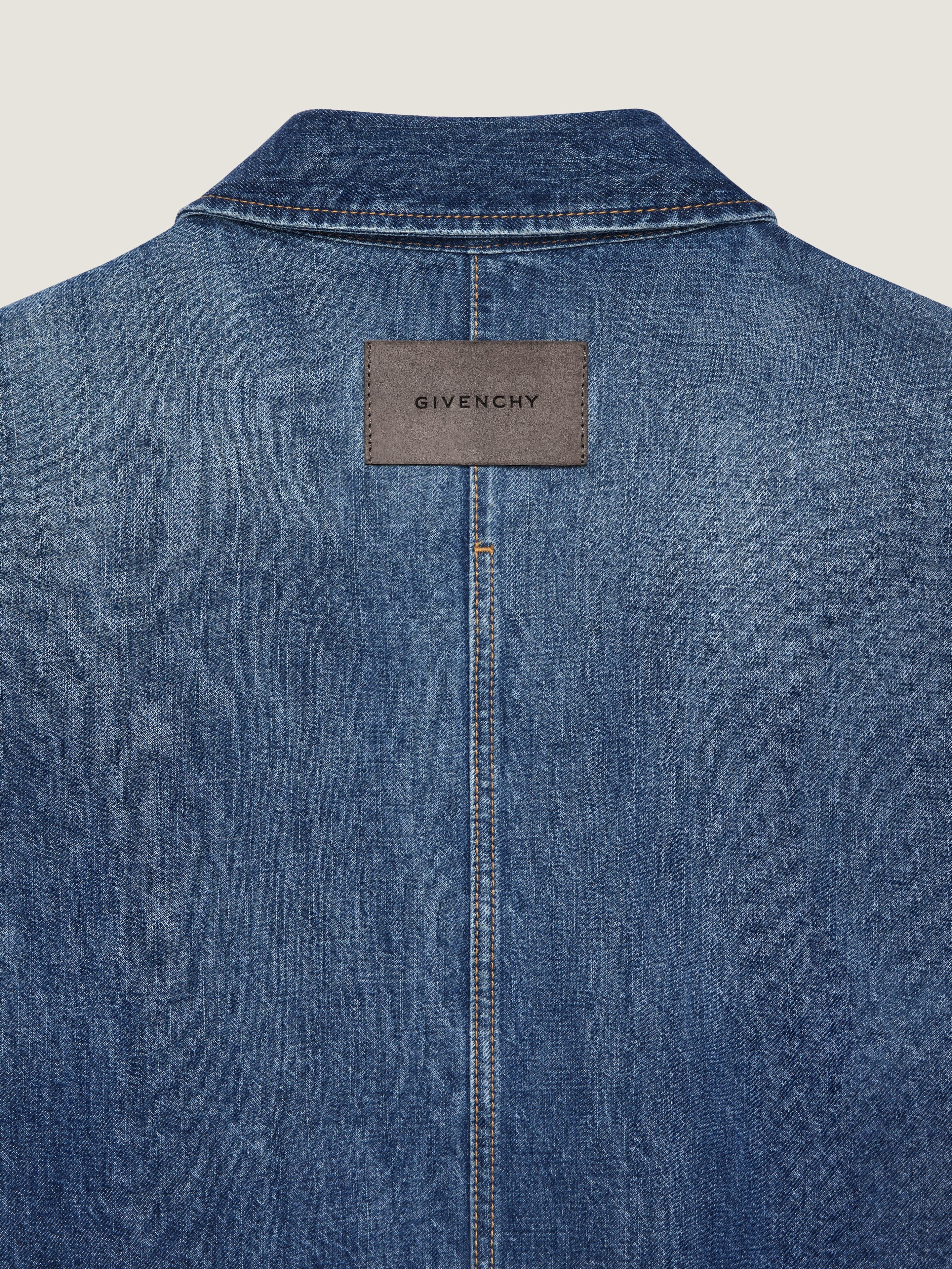 SHIRT IN WASHED DENIM - 5
