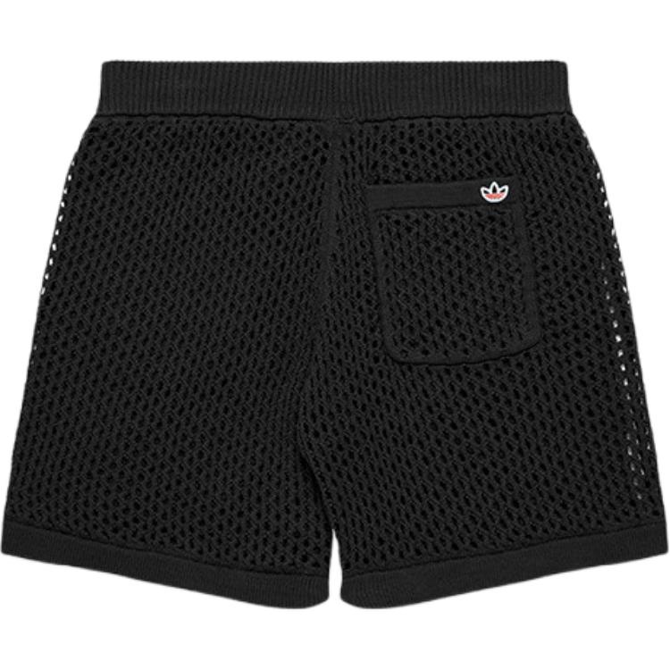 adidas x CLOT FW24 Crochet Shorts Asia Sizing 'Carbon' JF4273 - 2