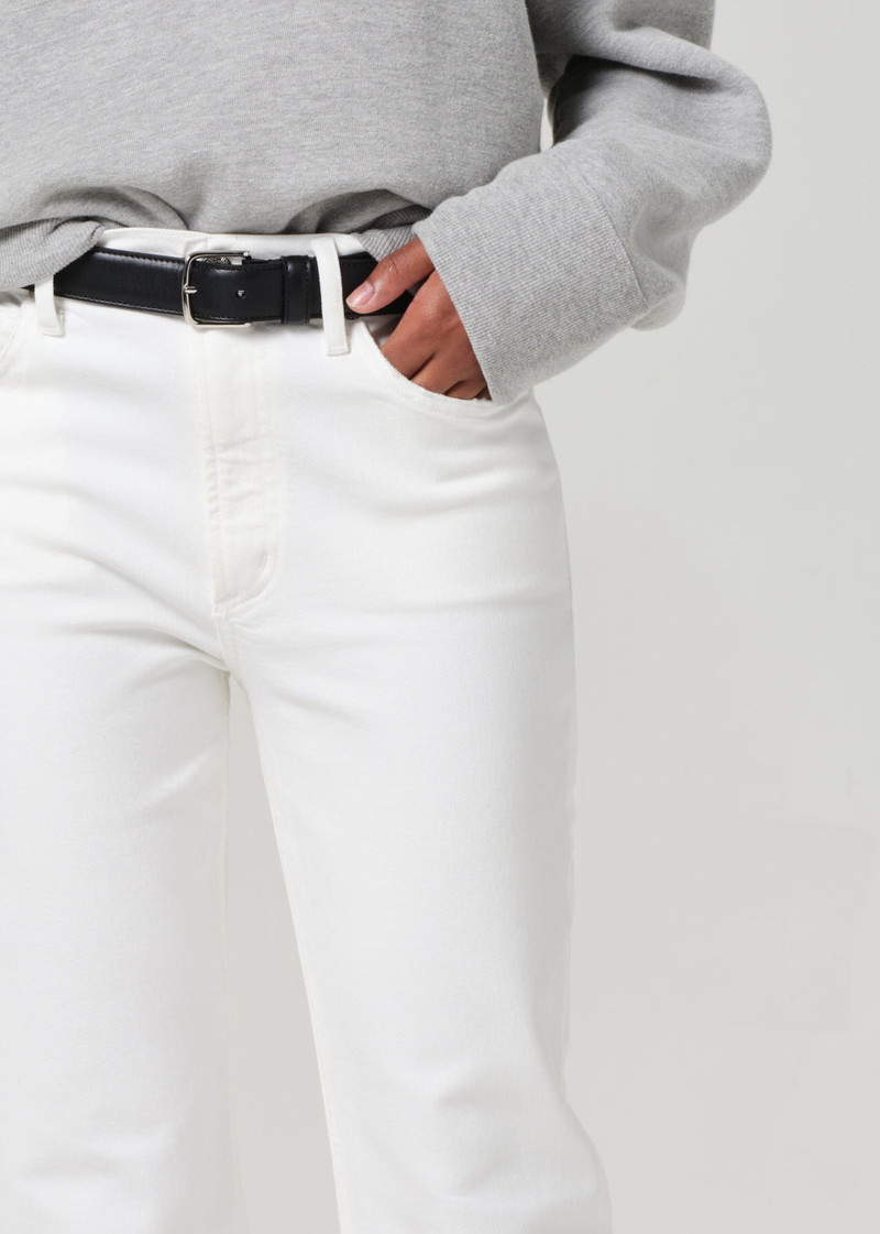 Isola Mid Rise Cropped Boot In Soft White 6