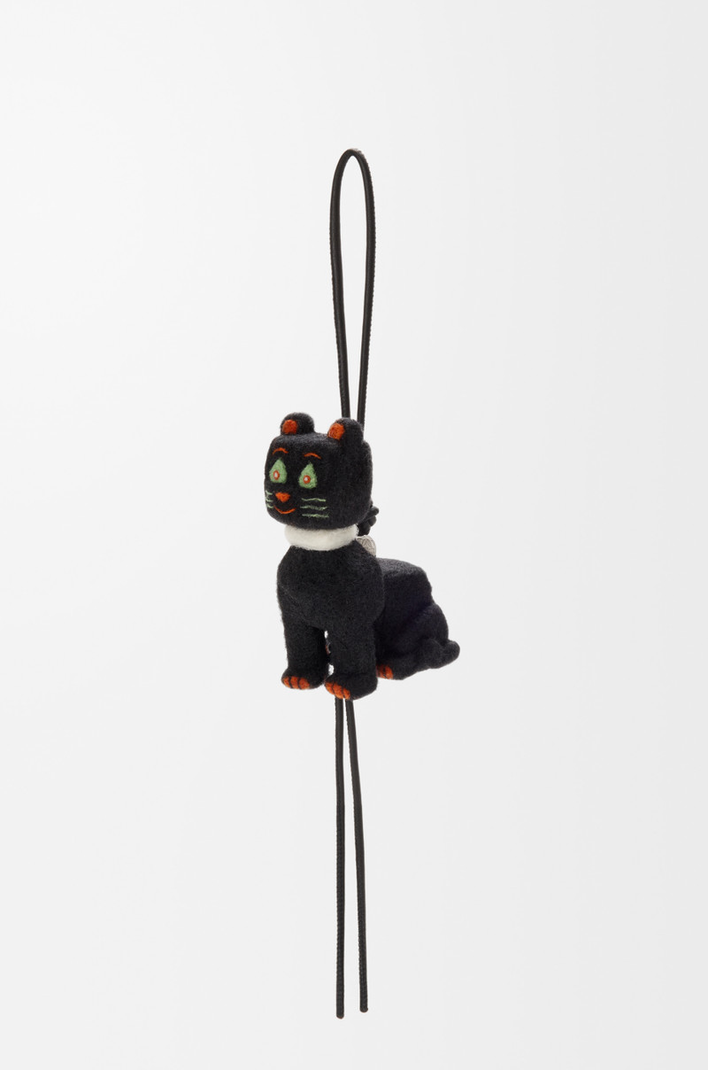 Futurist Cat charm in felt 1