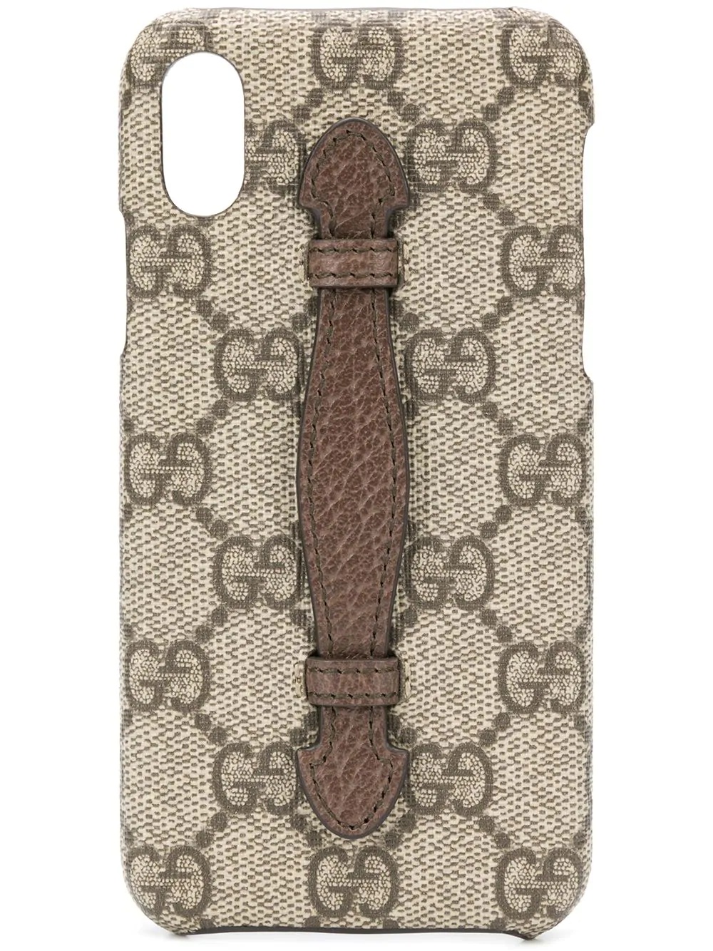 GG pattern iPhone XS case - 1