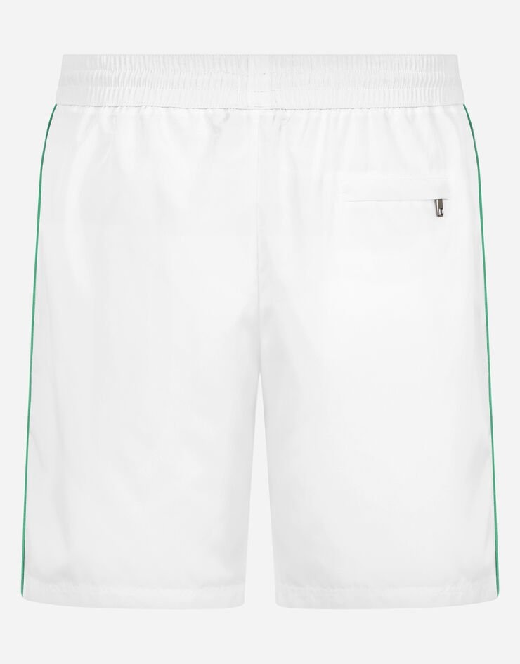 Mid-length swim trunks with DG patch - 3