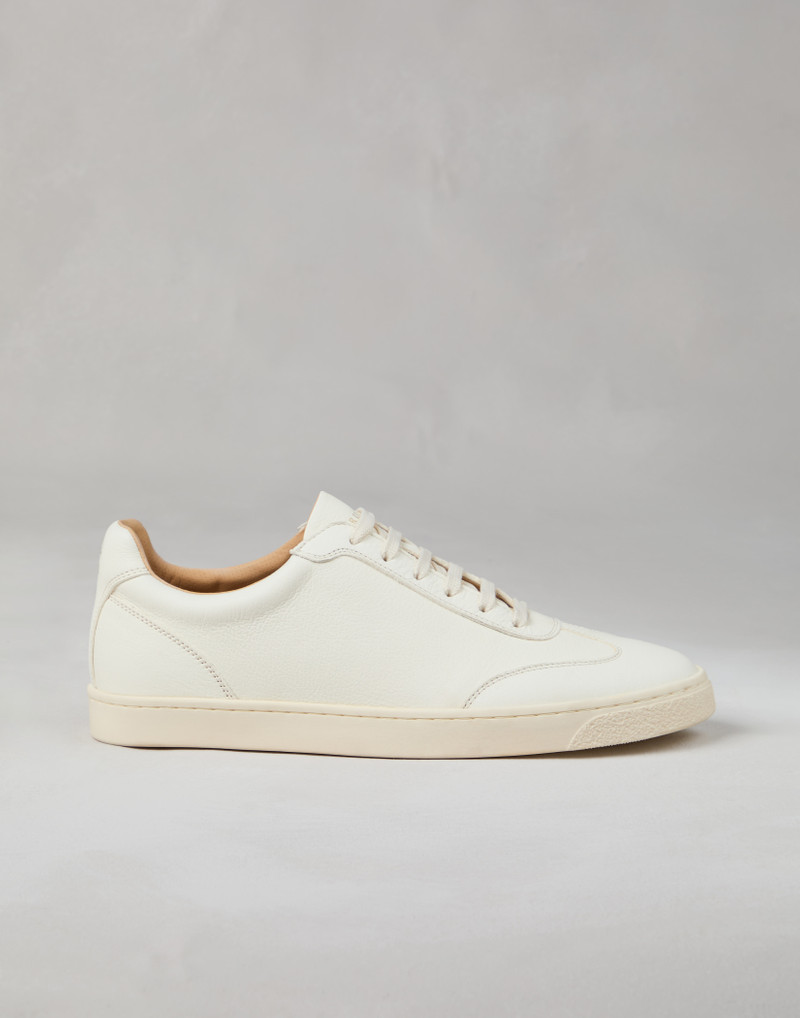 Deerskin sneakers with natural rubber sole 5