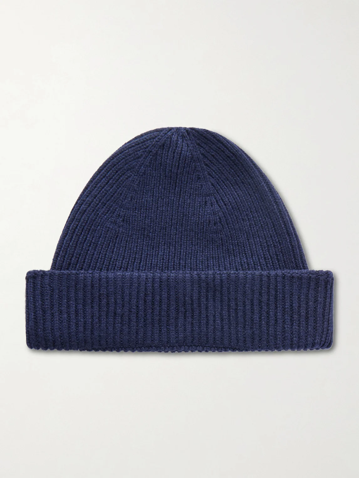 Sunday Ribbed Cashmere and Wool-Blend Beanie - 1