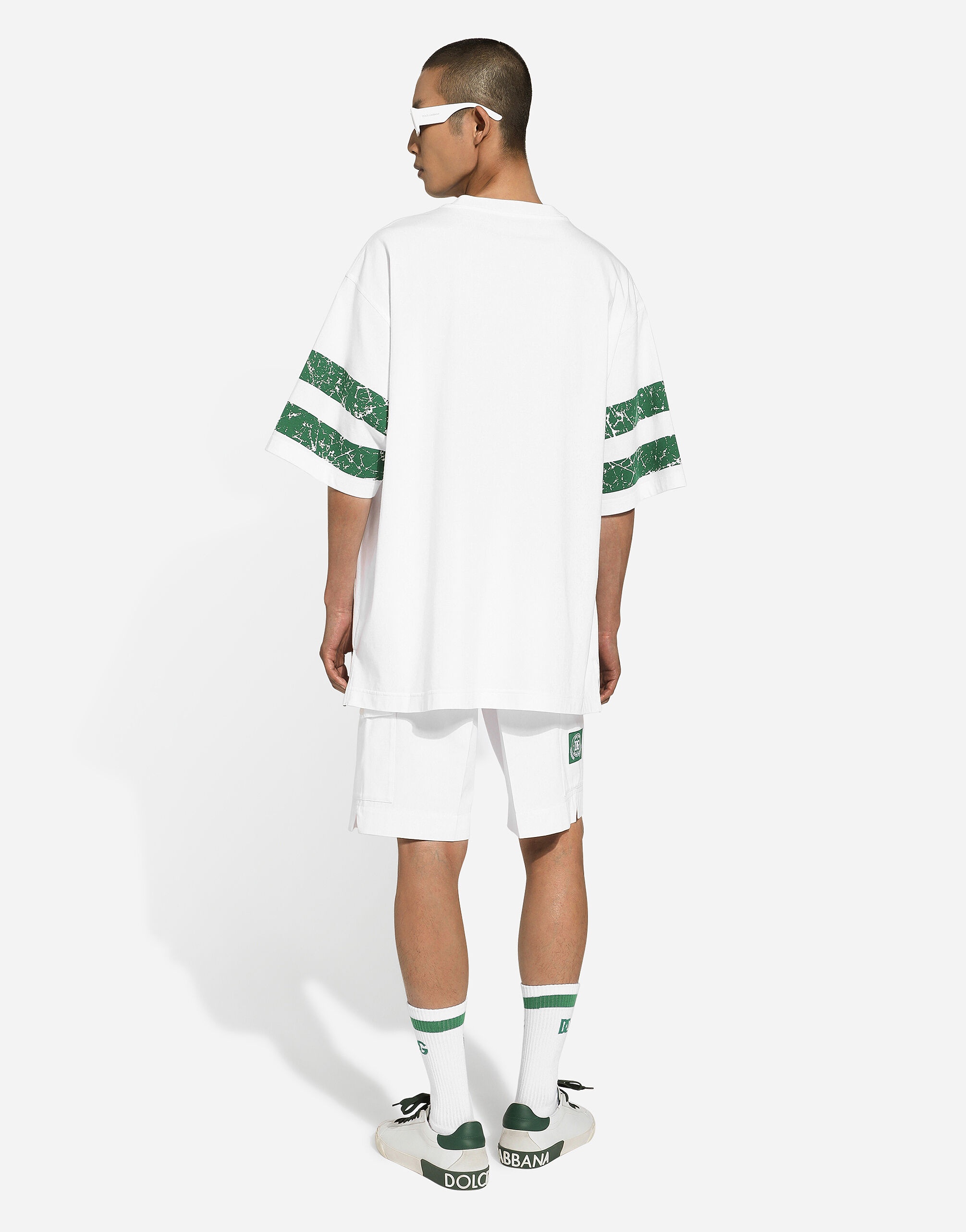 Gabardine shorts with side pockets - 3