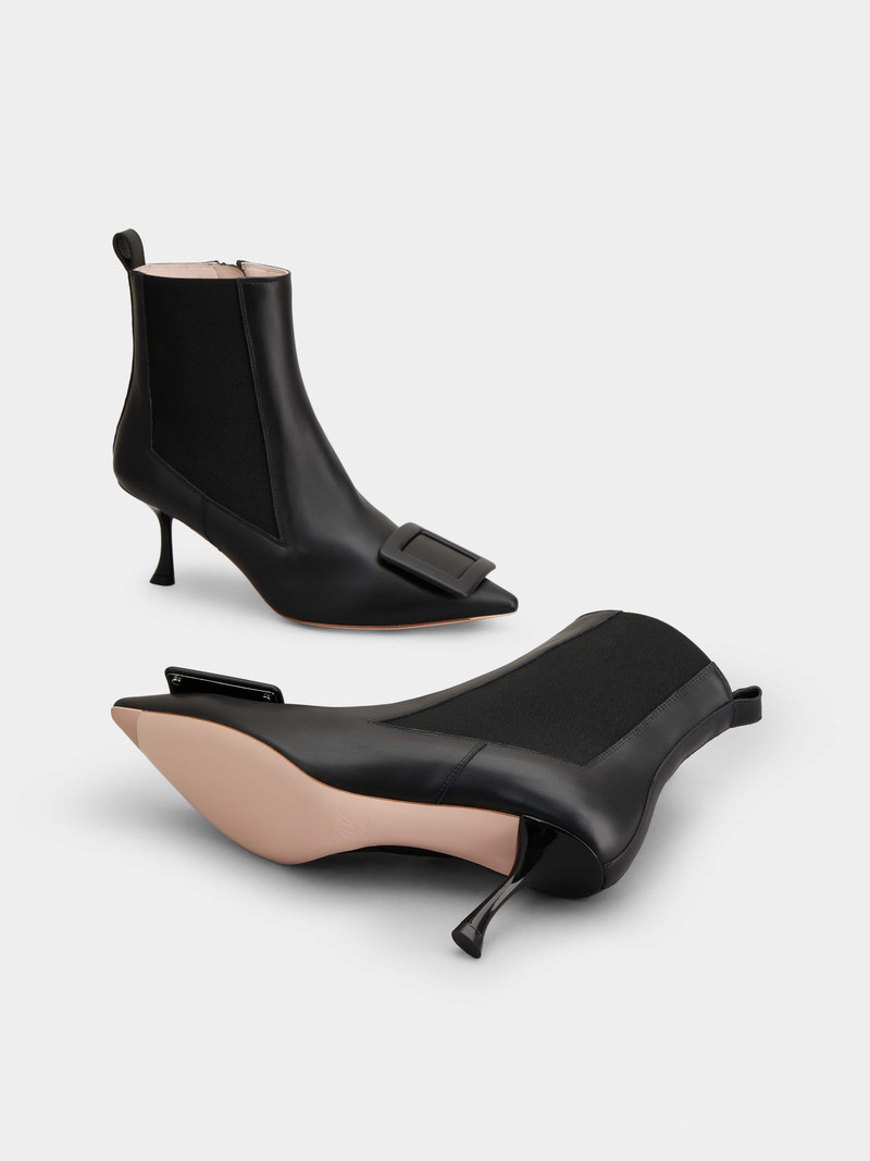 Viv' in The City Booties in Leather 6