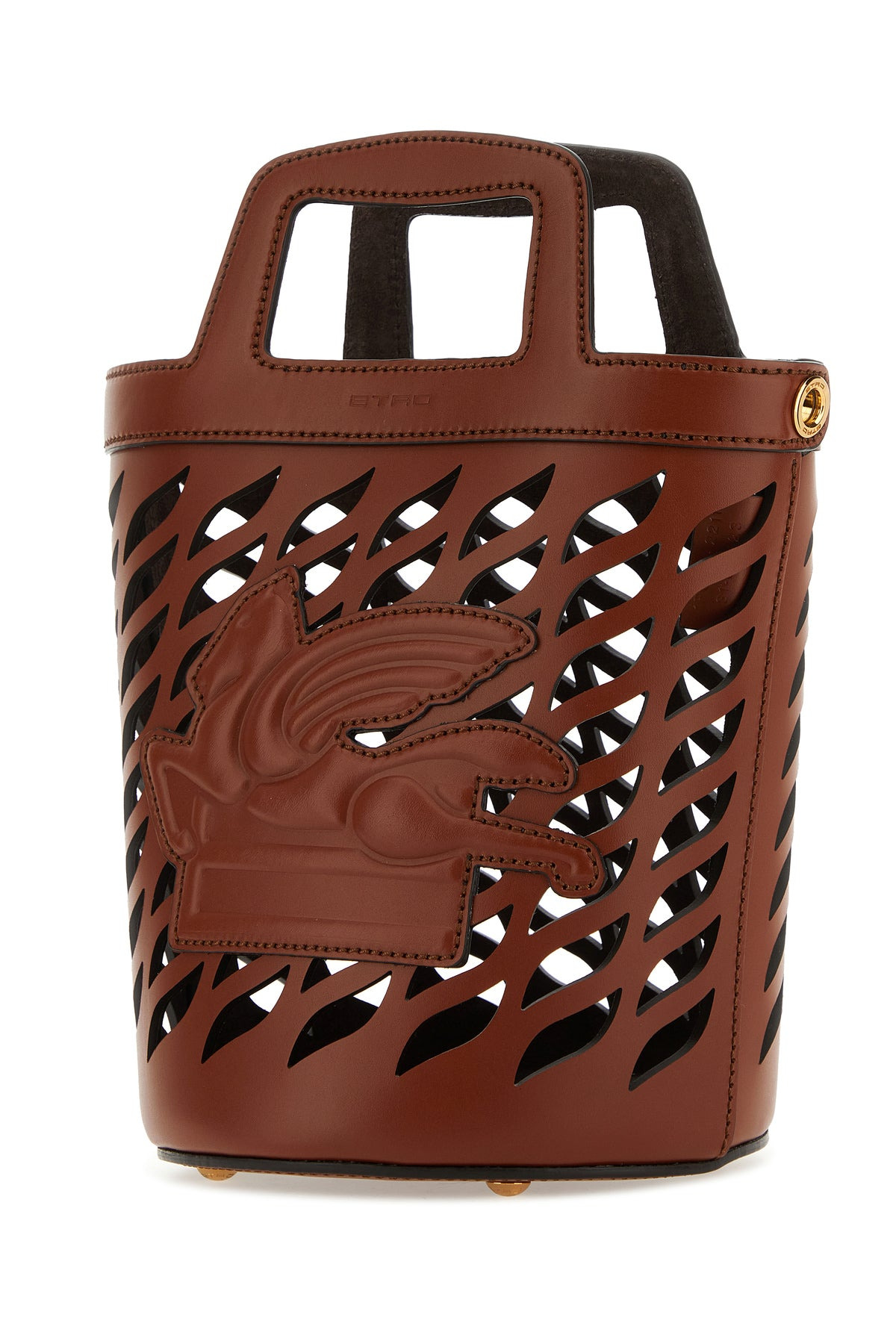 Caramel leather bucket bag - 2