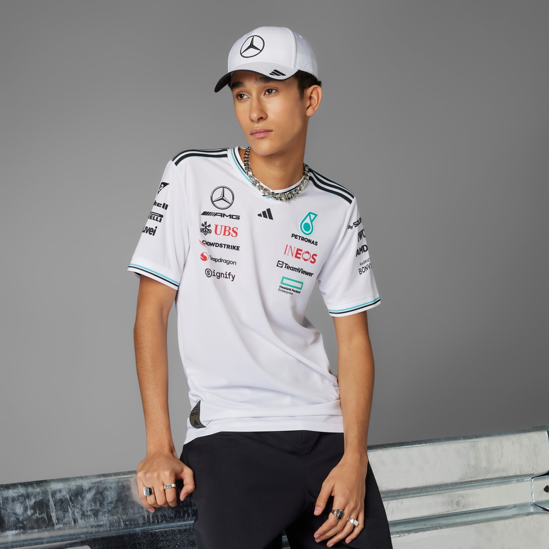 MERCEDES - AMG PETRONAS FORMULA ONE TEAM DRIVER JERSEY AUTHENTIC - 2