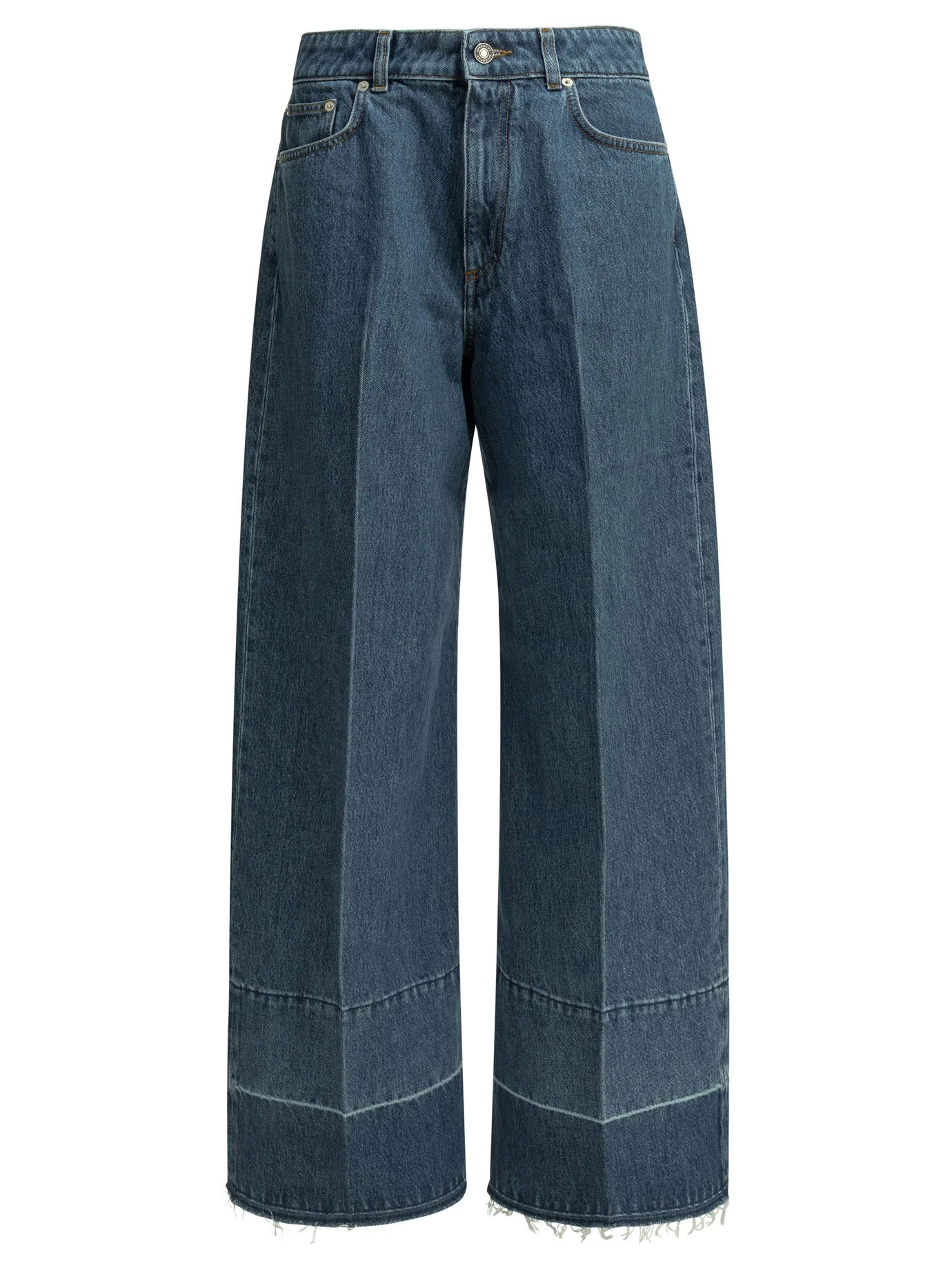 Givenchy Wide Leg Jeans Blue Women - 1