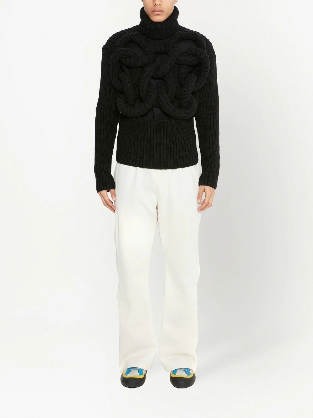 long-sleeve roll-neck jumper - 3