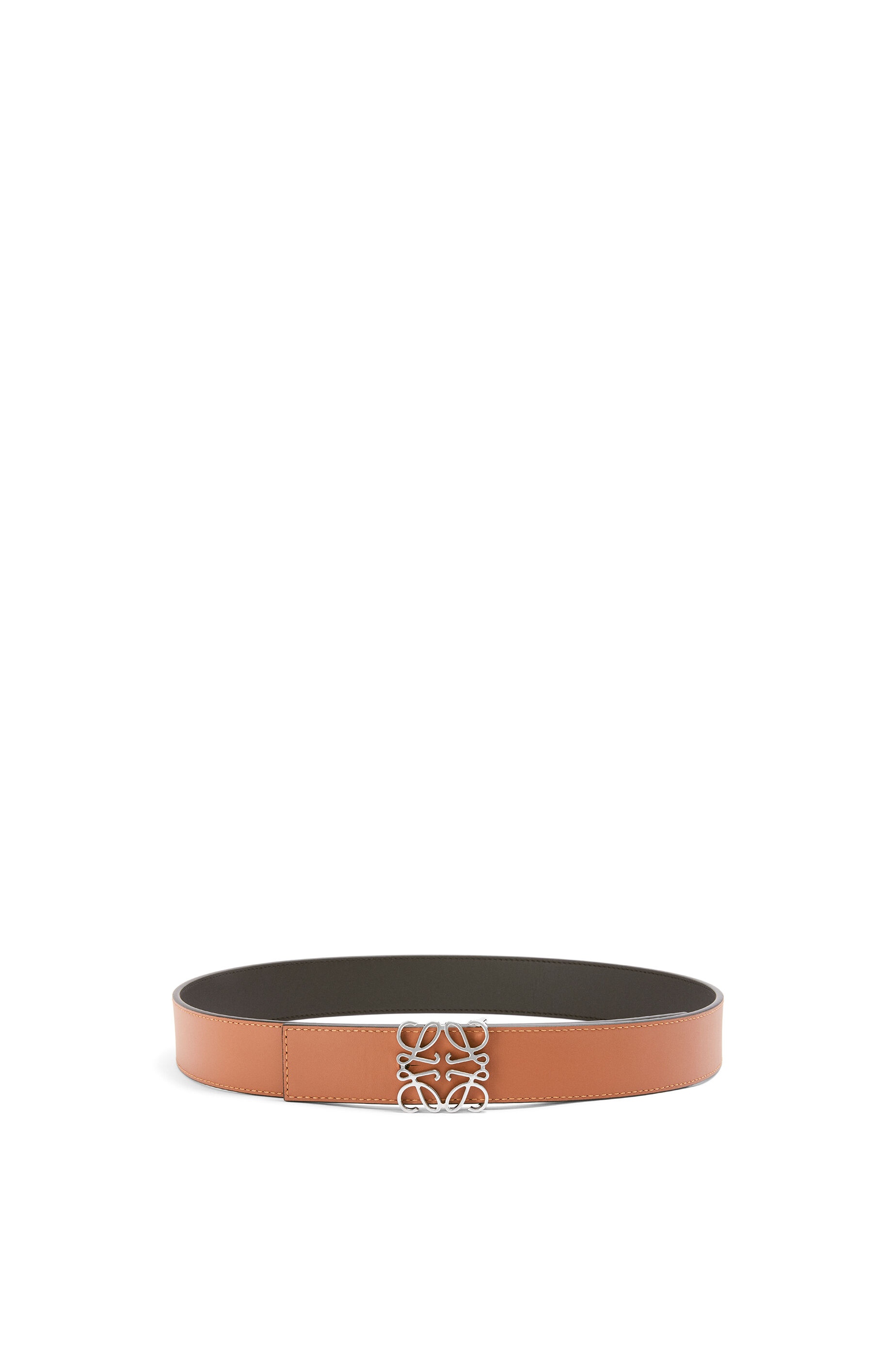 Reversible Anagram belt in smooth calfskin - 2