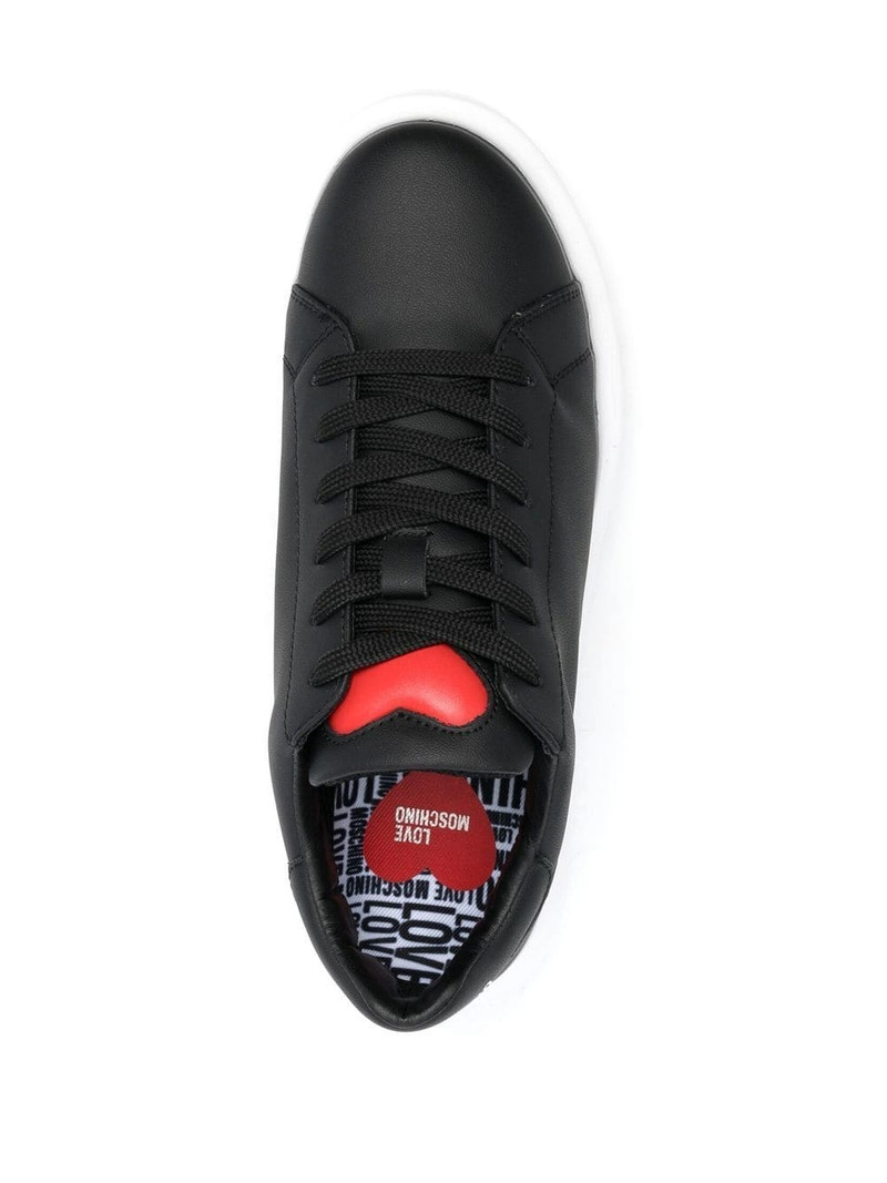 low-top lace-up sneakers 4