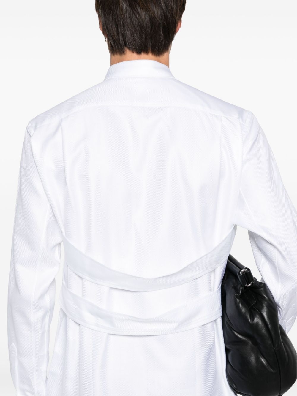 patterned-jacquard shirt - 5